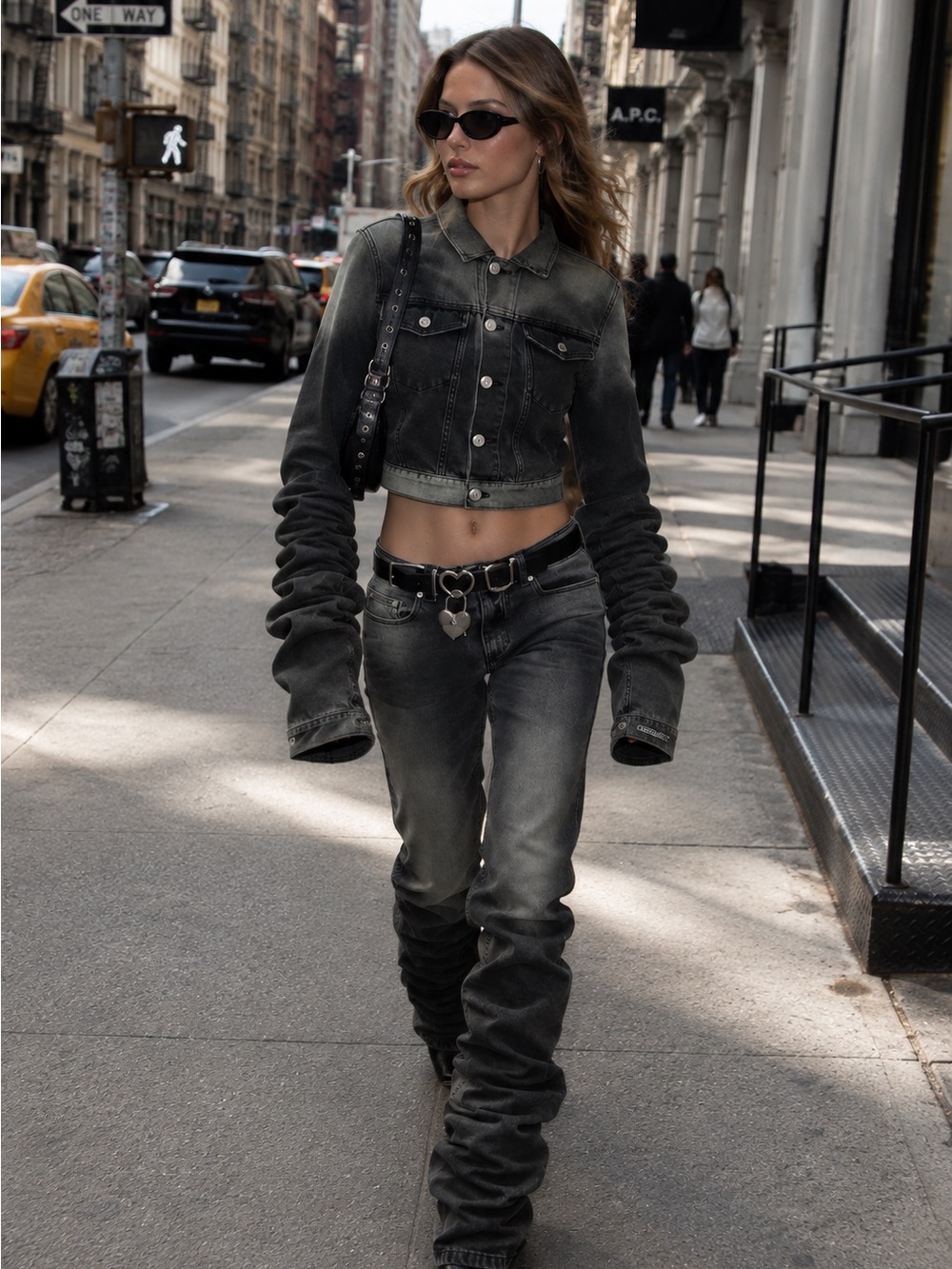 Y/Project by Marc Jacob's Gray Denim Jacket